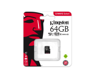 KINGSTON microSD  64GB Canvas Select 80/10MB/s (SDCS/64GBSP) - 425800 - zdjęcie 2